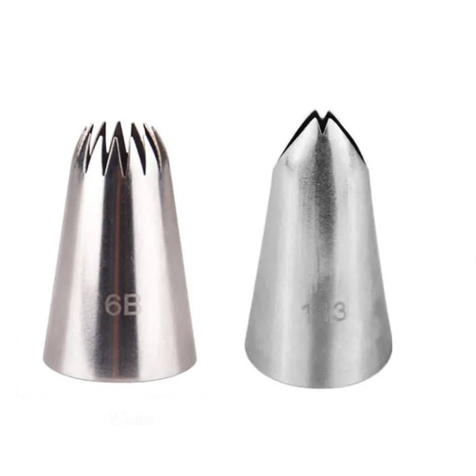 Bicos Para Confeitar Pitanga 6b Folha 113 Inox grandes