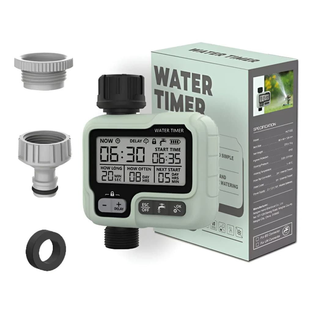 Temporizador Irrigação Programável Automático Hortas Jar