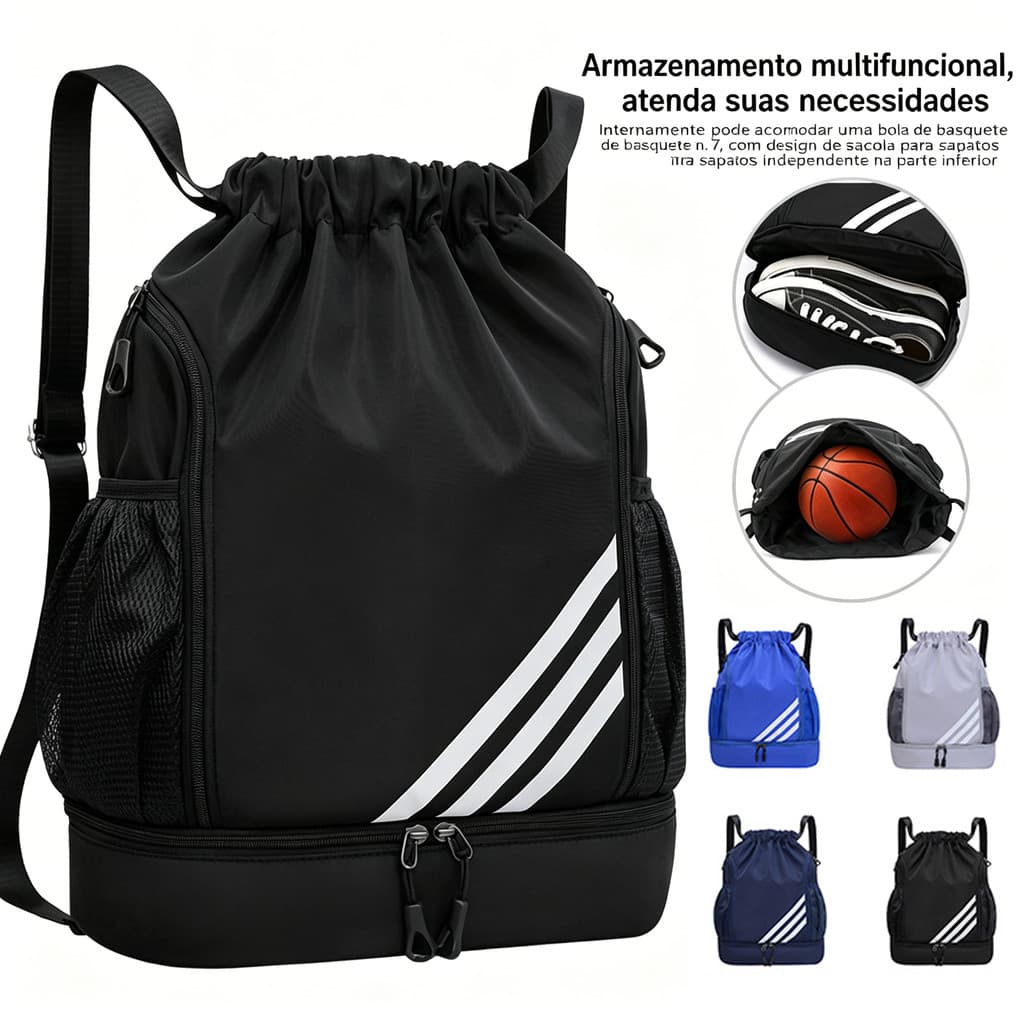 Moda Mochila Bolsa Impermeável Academia Trabalho Passeio Escola
