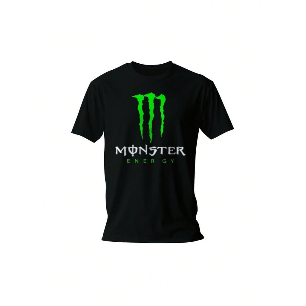 Camiseta Básica 100% algodão Raccing Casual Divertida Monster Energy entrega imediata