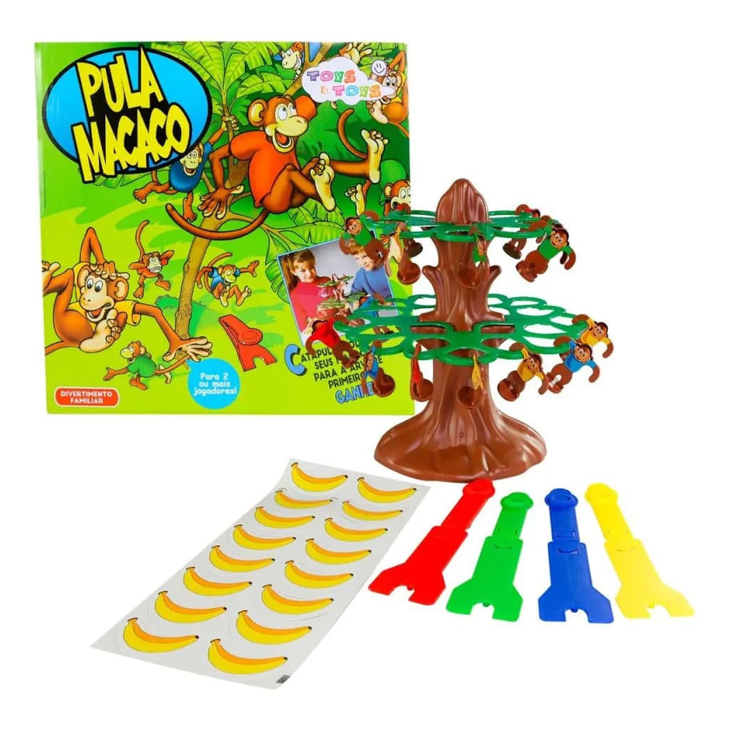 Brinquedo Pula Macaco Estratégia Infantil Toys & Toys Jogo De Plástico