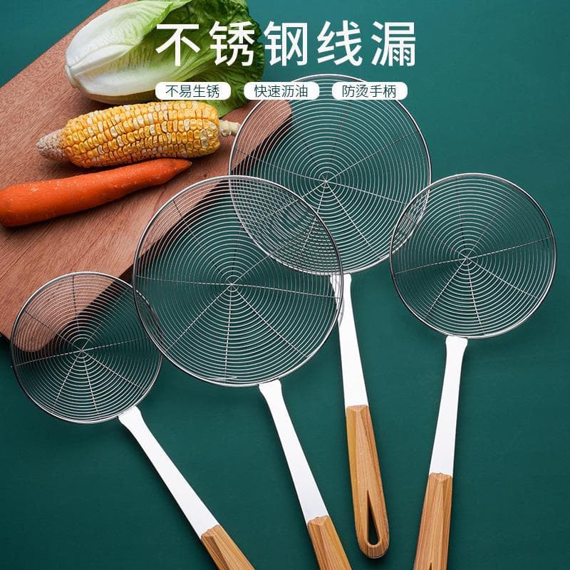 Rack de drenagem de óleo de aço inoxidável 304, ferramenta útil para fritadeira, panela de cozinha doméstica, rack de co