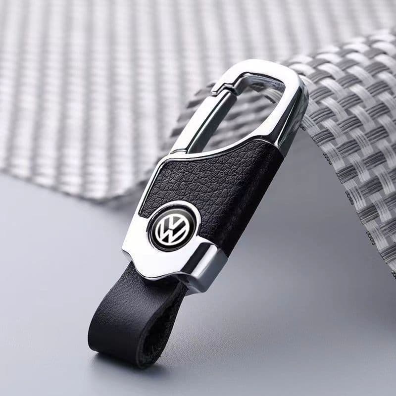 Chaveiro de Couro para Carro Volkswagen Saveiro, Polo Track Virtus Jetta VW T-cross Nivus Taos Tiguan allspace VGUG