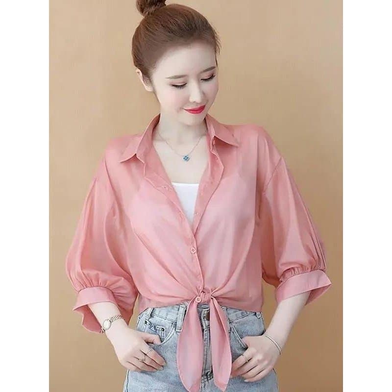 Combinando Suspender saia protetor solar chique camisa feminina Chiffon Cardigan pequeno xale vestido de verão 2025 novo