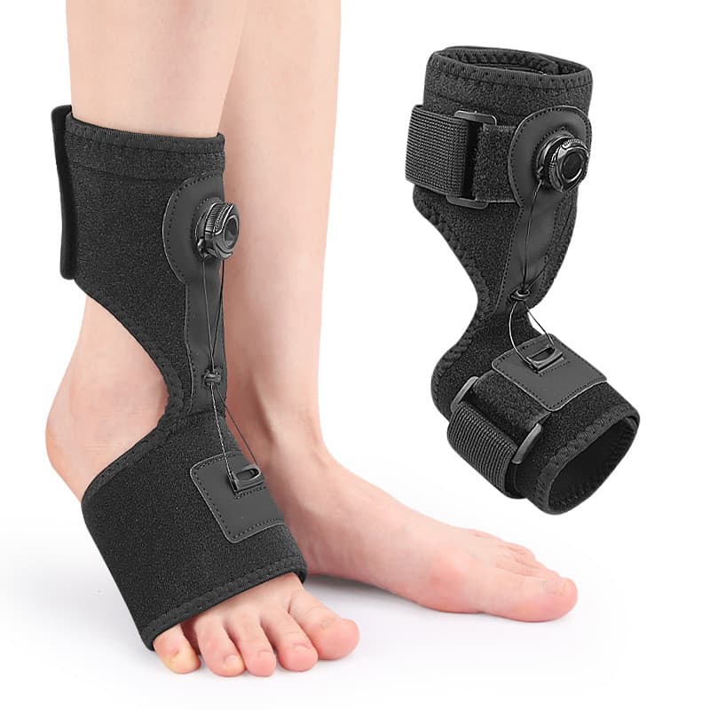 Novo estilo botão pé flacidez apoio para os pés suporte fixo fáscia Plantar apoio para os pés tala tornozelo suporte fix
