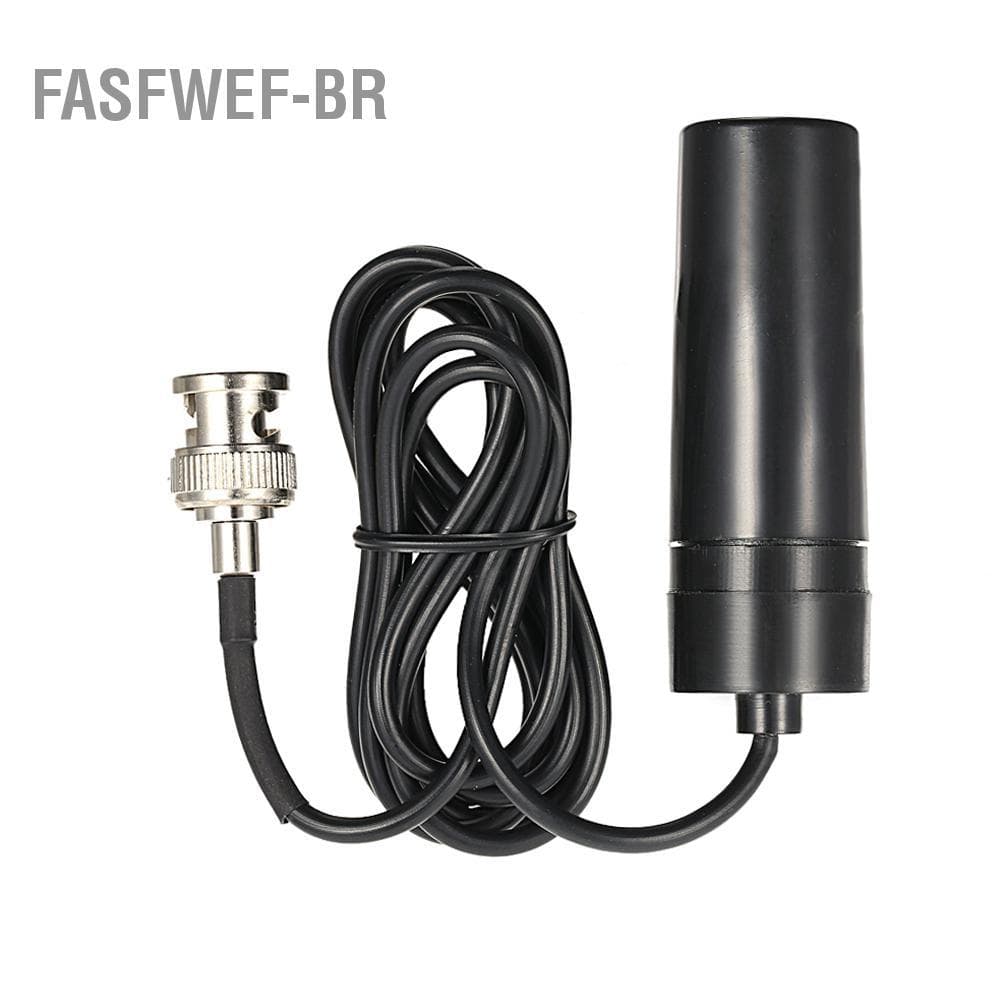 Fasfwef-br Eletrodo de laboratório profissional para aquário hidropônico, sonda de pH sobressalente, conector do