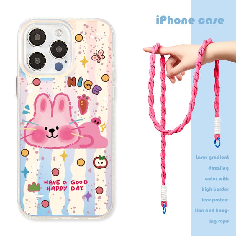 Original adequado para Apple 17ProMax capa de telefone Laser gradiente iPhone16 novo estilo criativo 15 capa protetora 1