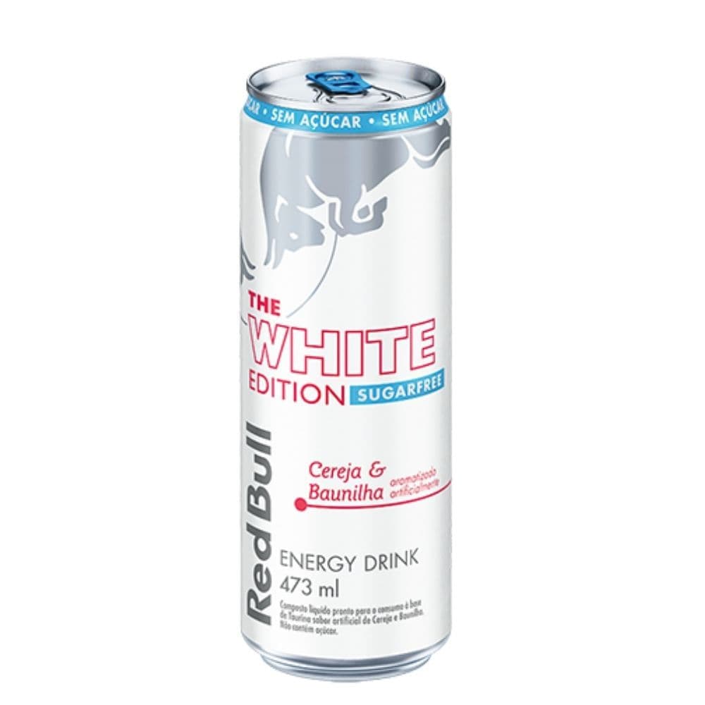 Energético Red Bull The White Edition Cereja e Baunilha 473ml