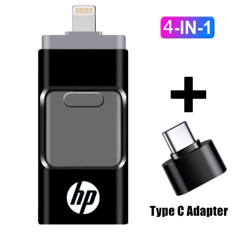 Unidade flash USB OTG De 2 Tb 4 Em 1 , Driver De Caneta 1 512 Gb 256 128 Adequado Para Móvel Android PC
