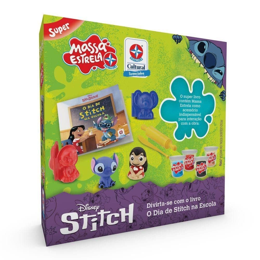 Massa De Modelar Livro O Dia De Stitch Na Escola Estrela