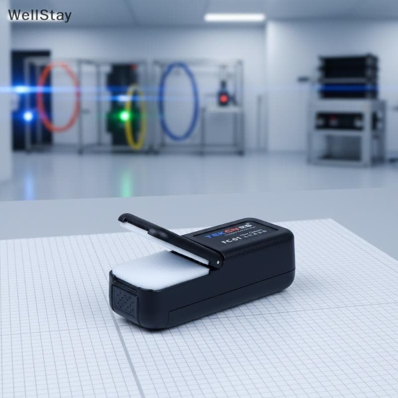 [WellStay] Clipe De Limpeza De Núcleo De Fibra Óptica Ferramenta Leve FC-01 FTTH Para Trabalho De Manutenção De Cabos Ex