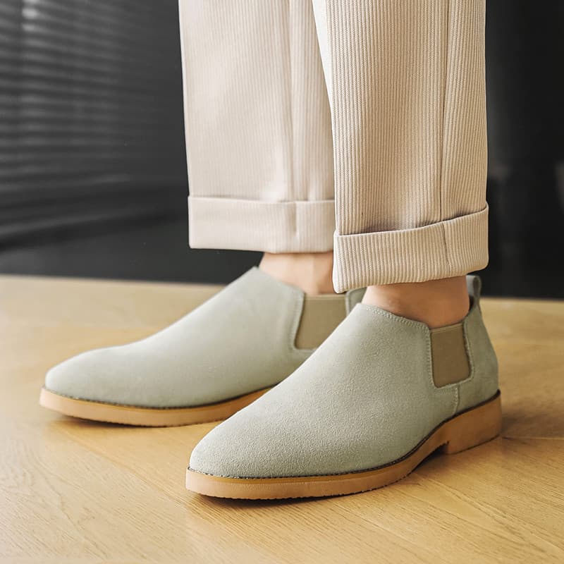 Moda britânica mocassins de couro genuíno negócios Casual deslizamento-em sapatos de couro masculino apontou Toe fosco c