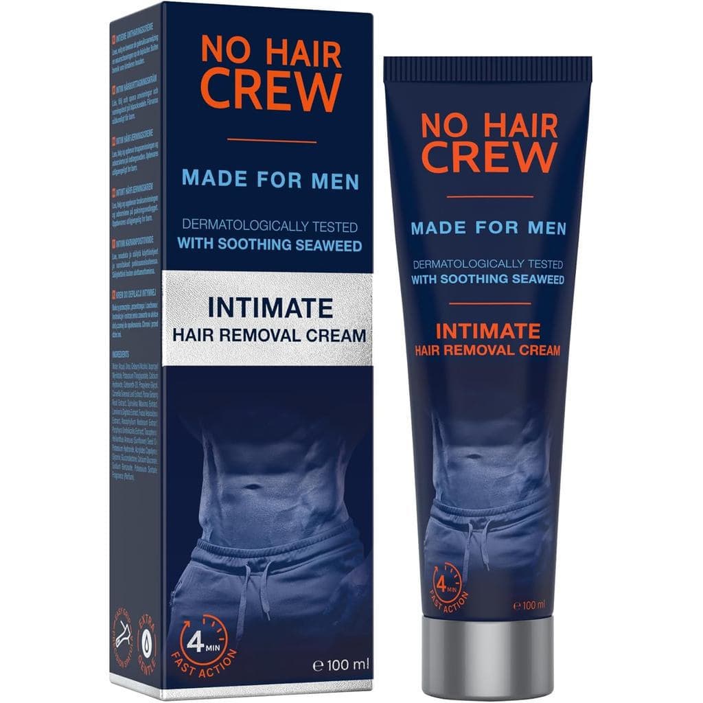 NOHAIRCREW Remoção de Pelos Íntimos para Homens – Depilação Extra Suave, Rápida e Indolor para Virilha, Escroto, Nádegas