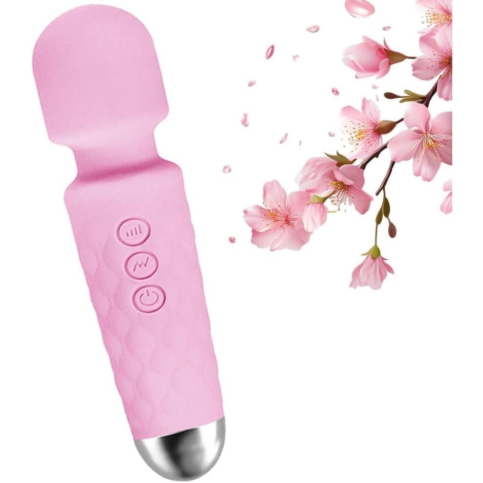 Massageador Portátil Sem Fio - 8 Velocidades, 20 Modos, Acionamento em 3 Segundos, para Relaxamento Muscular do Pescoço,