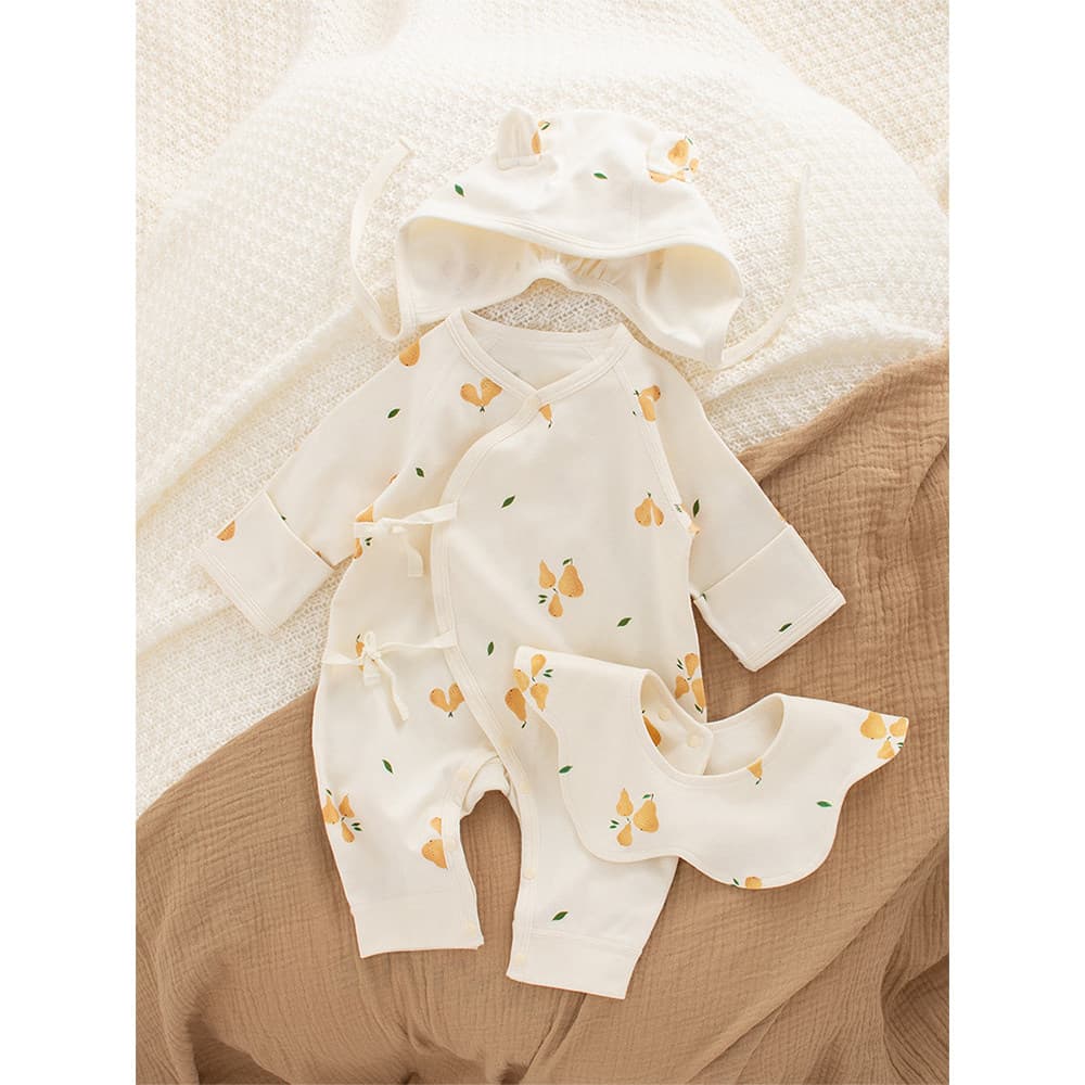 Outubro bebê monge roupas recém-nascidos cem dias roupas de duas peças macacão roupas de bebê primavera outono roupas mê