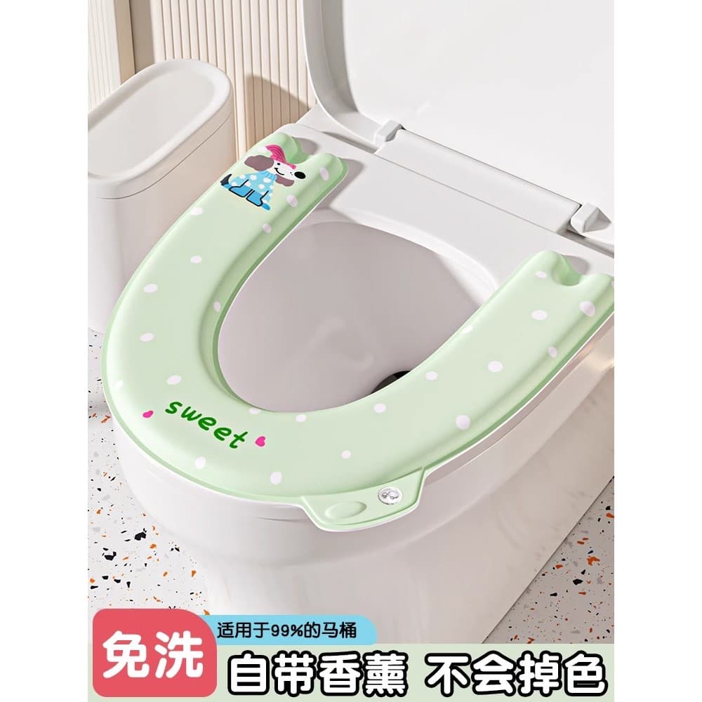 Tapete higiênico japonês quatro estações Universal 2026 novo estilo à prova d'água sem enxágue adesivo banheiro verão EV