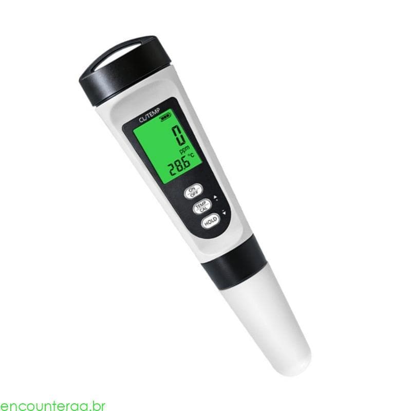 Encontrora Detector Preciso Nível Cloro Função Dupla Para Medição Temperatura Vários En Marinhos