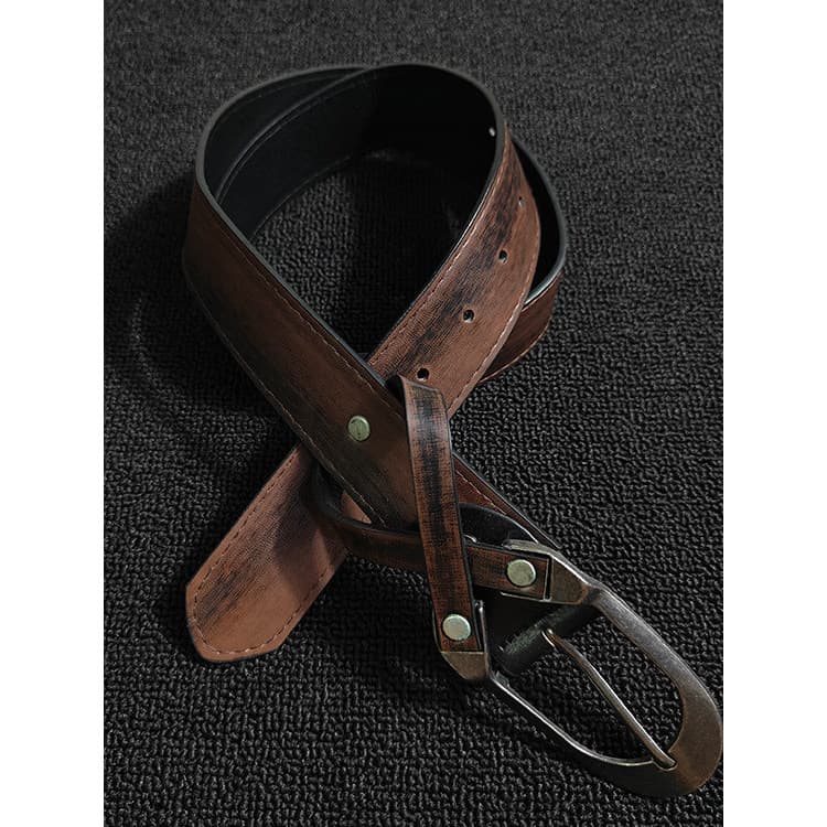cinto masculino couro legítimo cinto de miçanga country masculino cinto masculino couro PIVANLY Cruz em Forma Especial P