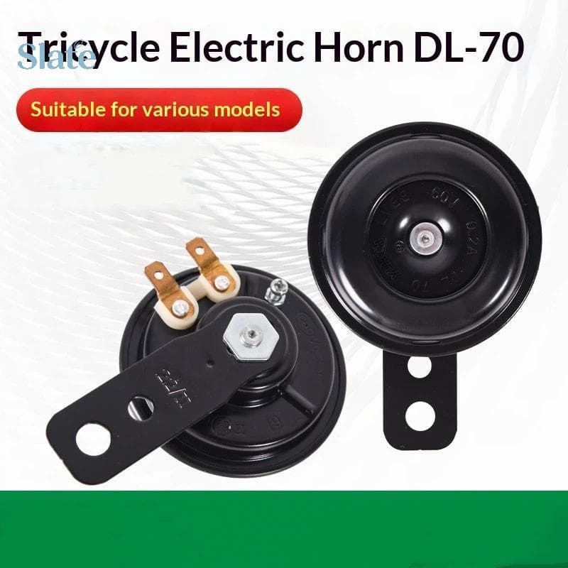 Buzina Elétrica Para Motocicleta Slate 12V 48V 60V Universal E Durável Com Recurso À Prova D'água Passeios Ao Ar Livre N