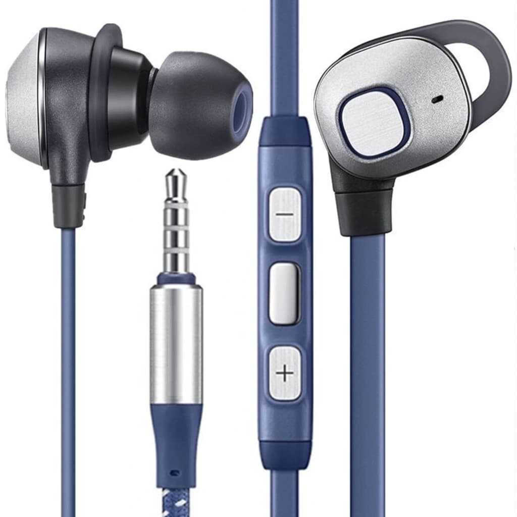 Fone Ouvido Com Microfone C/ Cabo De Corda Nylon Cabo P2 S9 Compatível Samsung Motorola Xaiomi