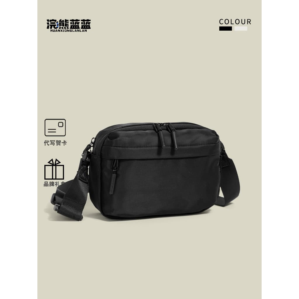 Guaxinim azul japonês à prova dwaterproof água Oxford pano pequeno quadrado saco das mulheres dos homens 2026 novo Casua