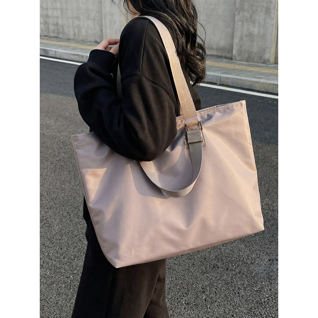 Estilo minimalista bolsa feminina High-End bolsa de ombro moda atmosfera simples grande capacidade à prova dwaterproof á