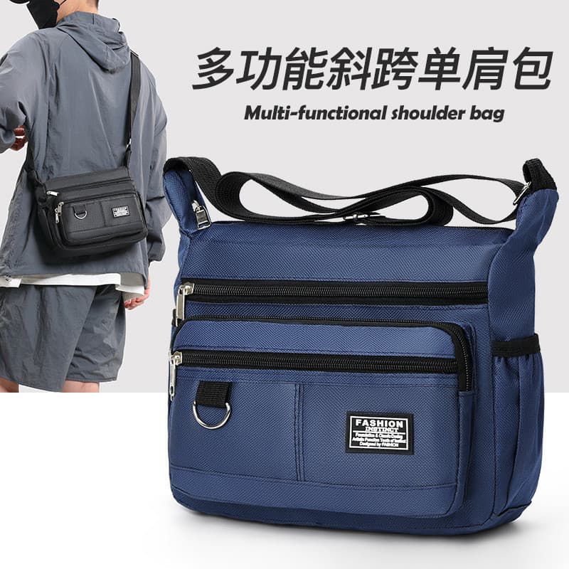 2026 novo estilo bolsa mensageiro masculina mochila de ombro Casual à prova dwaterproof água resistente ao desgaste moch