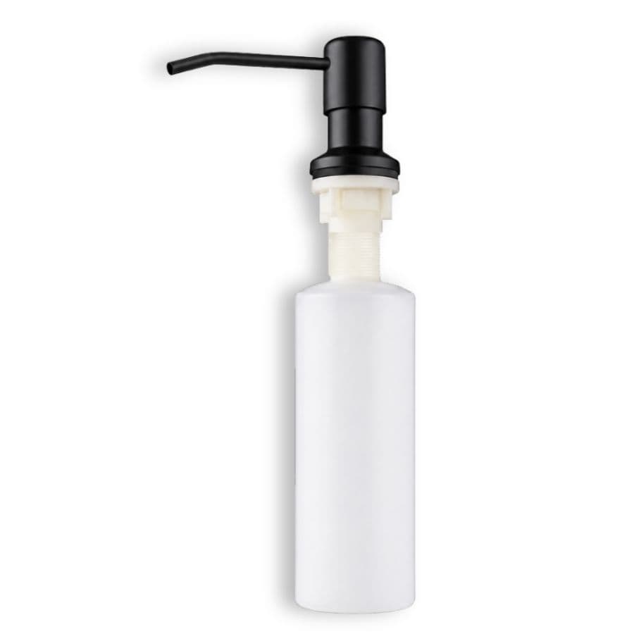 DISPENSER DETERGENTE PORTA SABONETE EMBUTIR DOSADOR PRETO