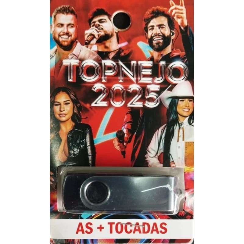 Pen Drive Automotivo 8GB Topsertanej0 - As Mais Toc4das +500
