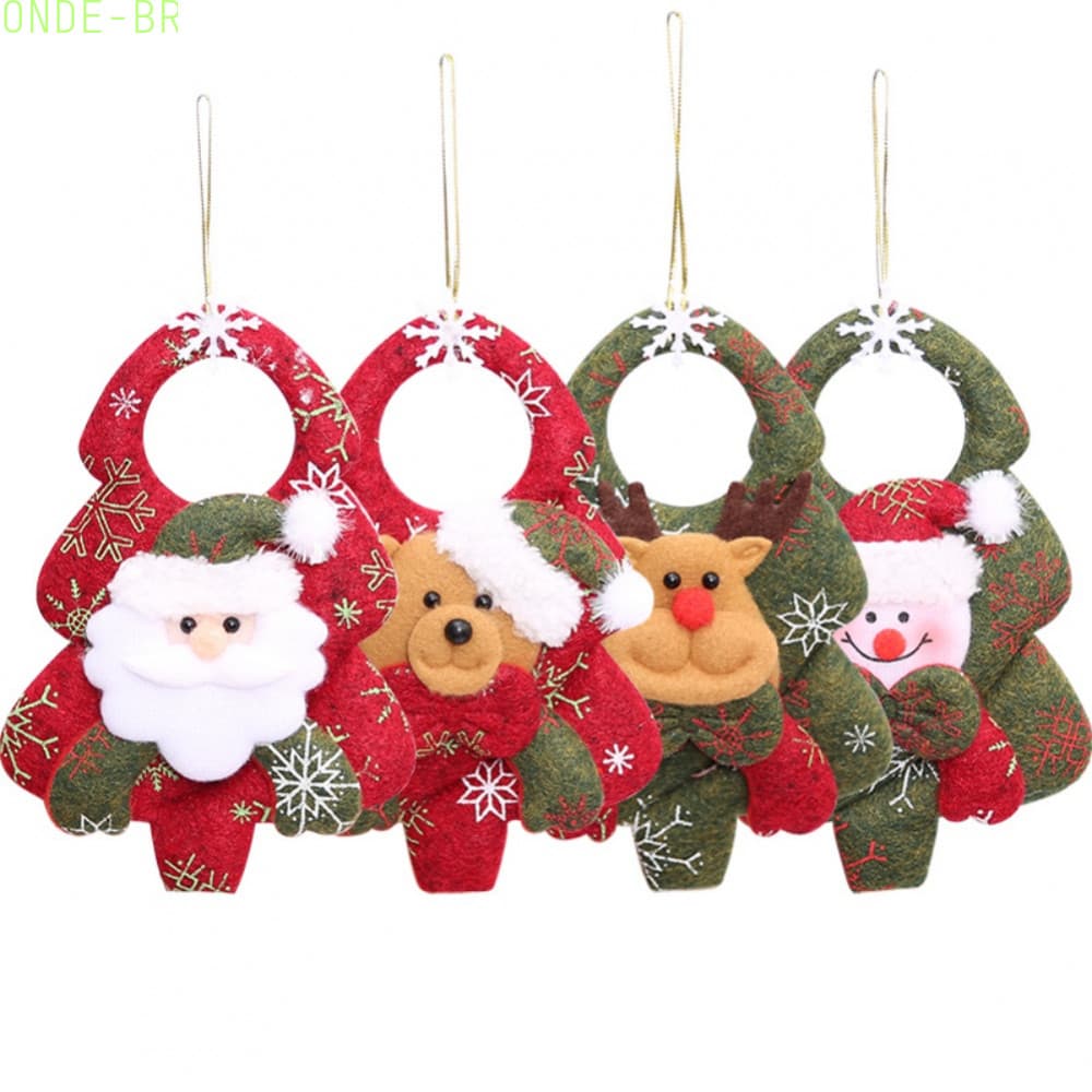 4Pcs Christmas Tree Hanging Ornaments Christmas Decorations Xmas Home Decors