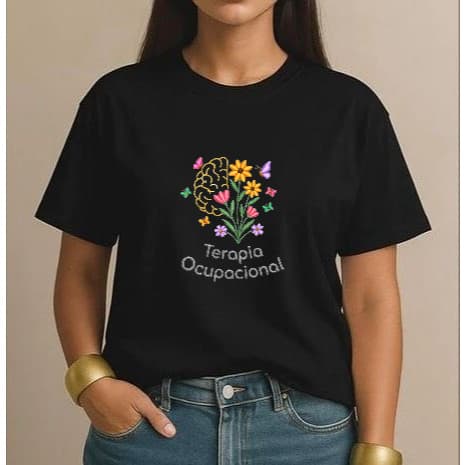 Camiseta Curso Terapia Ocupacional 100% algodão Confortável Faculdade Universitário TO