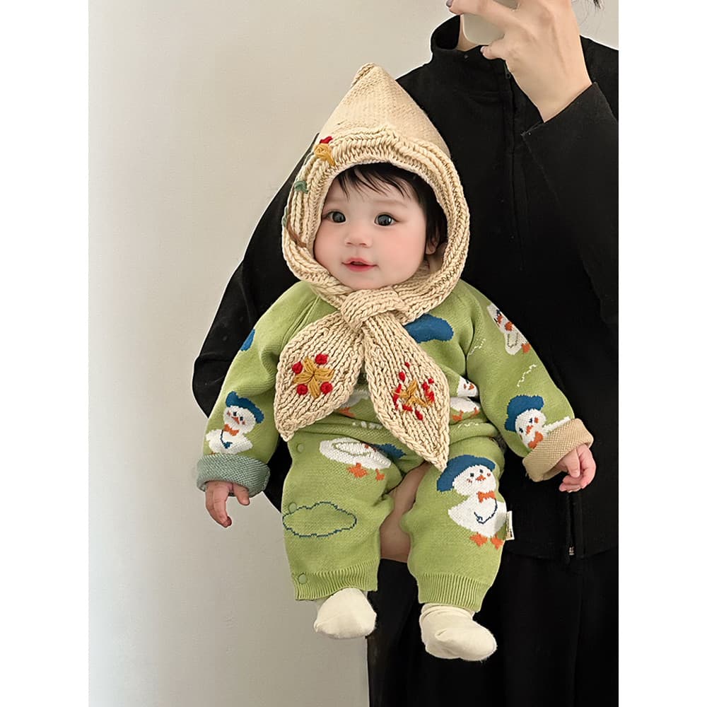 Roupas de bebê primavera outono Super bonito macacão de malha camisola do bebê primavera roupas de bebê primavera macacã