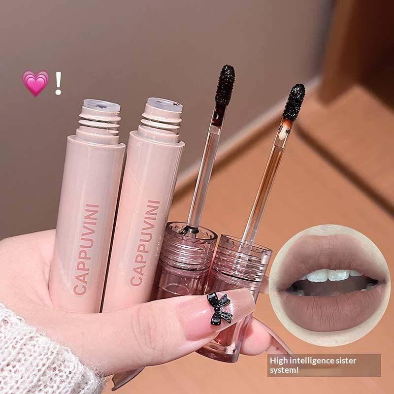 Cappuvini Lip Stain Tint Peel off Mocha Brown Maquiagem Tear-Dye Lipsti À Prova D'água Fosco Rosa Longa Duração Gloss Co