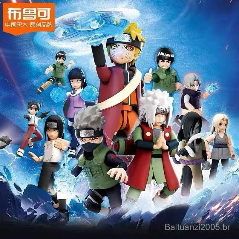 Blocos De Montar Naruto Shippuden Série Misteriosa Varias Personagens Bonecos Figura De Ação JJOL