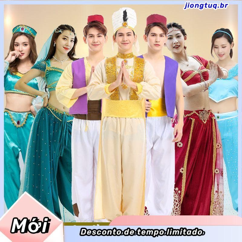 Traje de Halloween lâmpada mágica Medieval europeu Retro palácio adulto rei casal rainha Masquerade mostrar