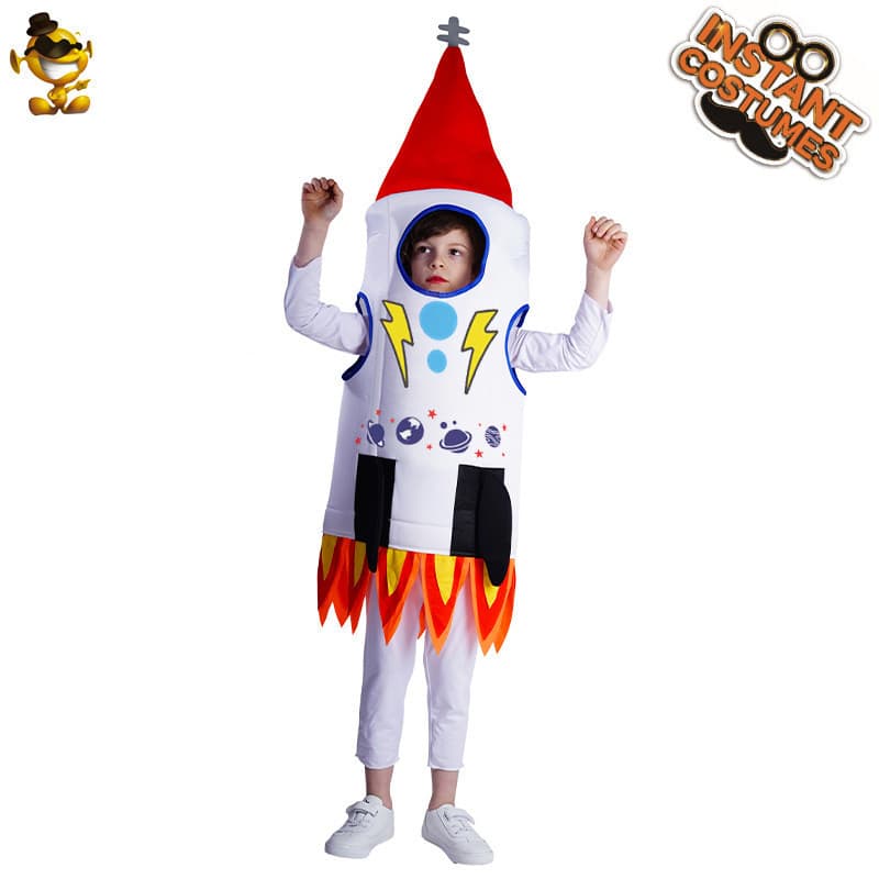 Crianças homens estilo traje de fogo traje de palco de Halloween traje de fogo