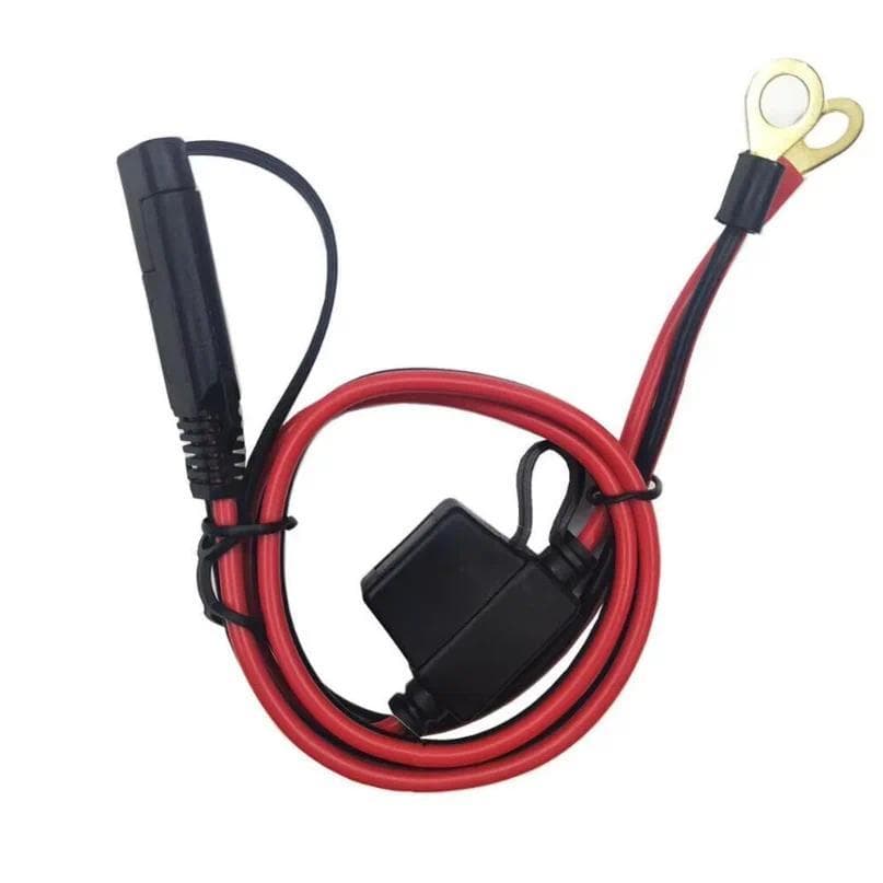 Cabo Carregador Para Terminal De Bateria De Motocicleta , De Extensão Rápida SAE Com Fusível 10A , Conector O , Adaptado