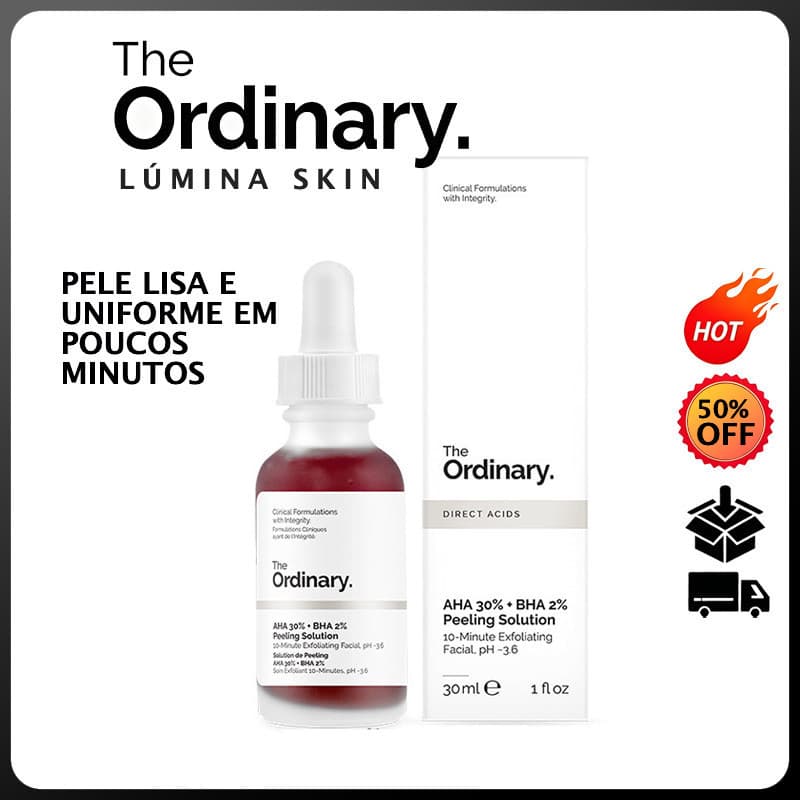 The Ordinary AHA 30 % + BHA 2 Peeling Solution 30ml Produto 100 Genuíno Importado Diretamente Do Canadá