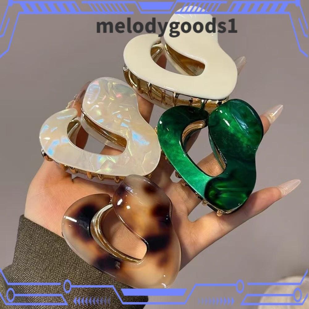 MELODYGOODS Presilha de Cabelo Tubarão, Presilha de Cabelo Geométrica de Acetato, Presilha de Cabelo Casual Elegante Ant