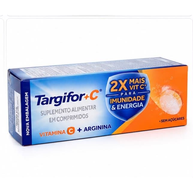 Targifor + C 16 Comprimidos Vitamina C + Arginina Suplemento Alimentar