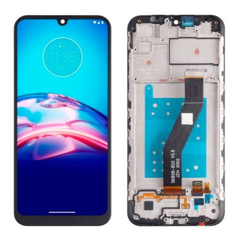 Display Touch Tela Compatível Com Moto E6s Com Aro
