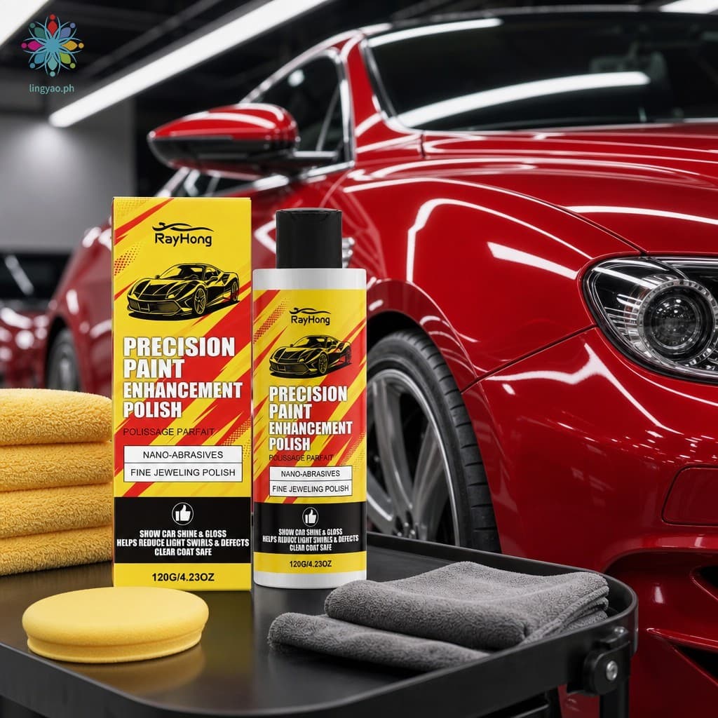 Composto De Polimento Para Reparo De Arranhões De Carro 120g Restaurador De Tinta Removedor De Oxidação De Brilho De Esp