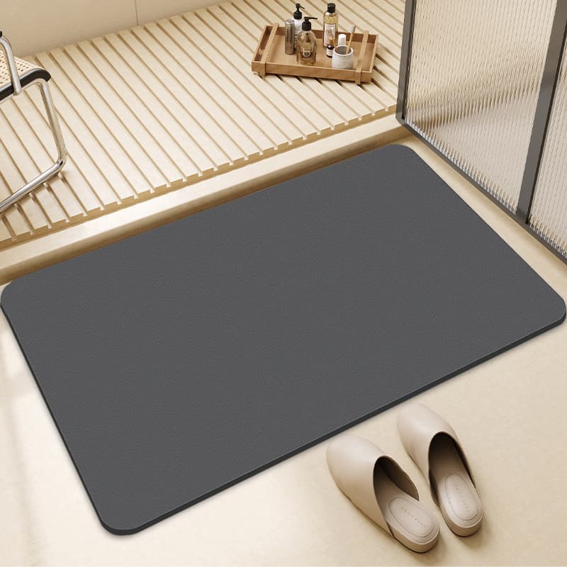 Simples casa diatomácea lama tapete de banheiro absorvente antiderrapante pé esteira de secagem rápida fácil de limpar t