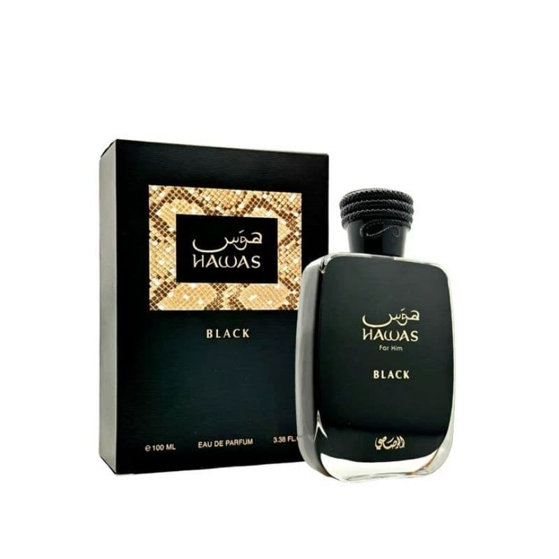 Perfume Árabe Original Rasasi Hawas Black Masculino Edp 100ml