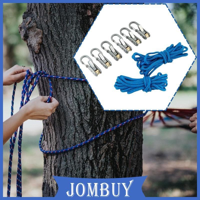 [Jombuy] Fivela Retrátil Corda Rolo Tensor Lona Amarrar Barco Cam