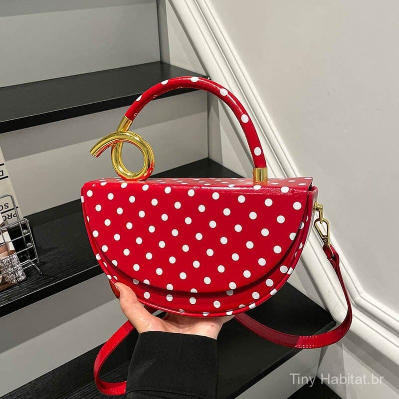 Bolsa de mão elegante e exclusiva, novo estilo 2026, bolsa transversal feminina simples, bolsa de sela, bolsa de ombro.