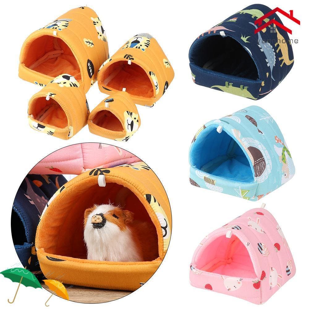 Cama para Pequenos Animais YANNHOME, Confortável, Bonita, Mini Gaiola, Coelho, Esquilo, Porquinho-da-Índia, Ninho 2TQ6