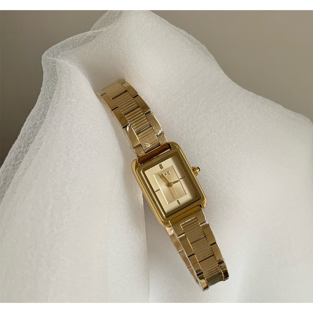 Novo relógio High-End simples Ultra-fino Dial retangular relógio de pulso feminino estudante escritório trabalhador reló
