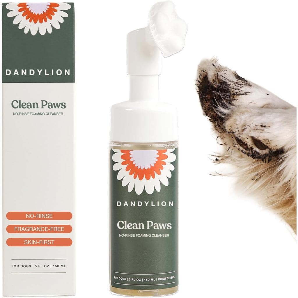 Dandy Paw Cleaner, Limpador de Patas, Lavador de Patas, Limpador sem Enxágue para cães, Sem Fragrância, Lavador com pH B