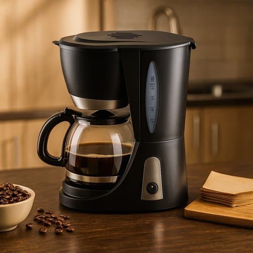 Maquina De Cafe Automatica Capacidade 30 Porcoes Alto Desempenho 127v Preta